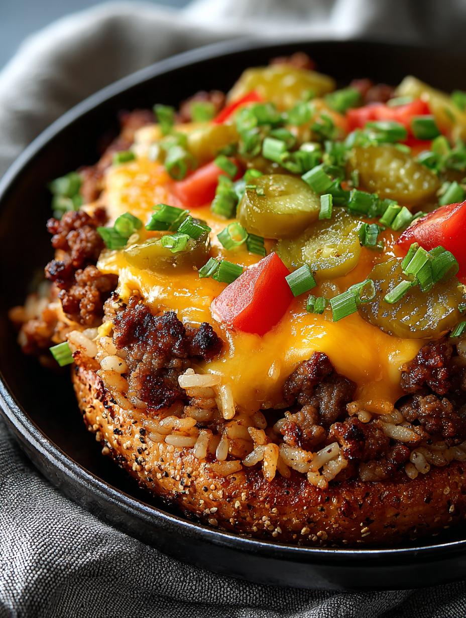 Cheeseburger Rice: 7 Reasons to Love This Comfort Dish - Cheeseburger Rice - additional detail