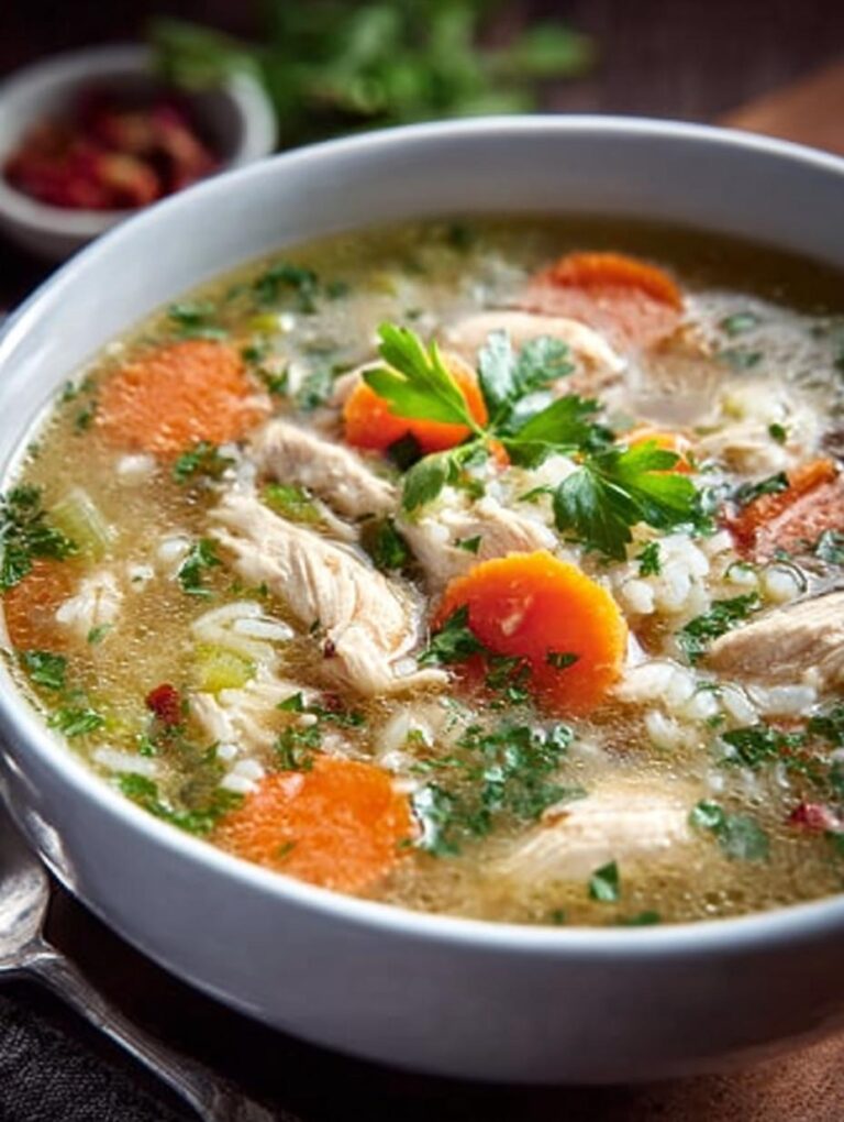 Chicken Rice Soup You