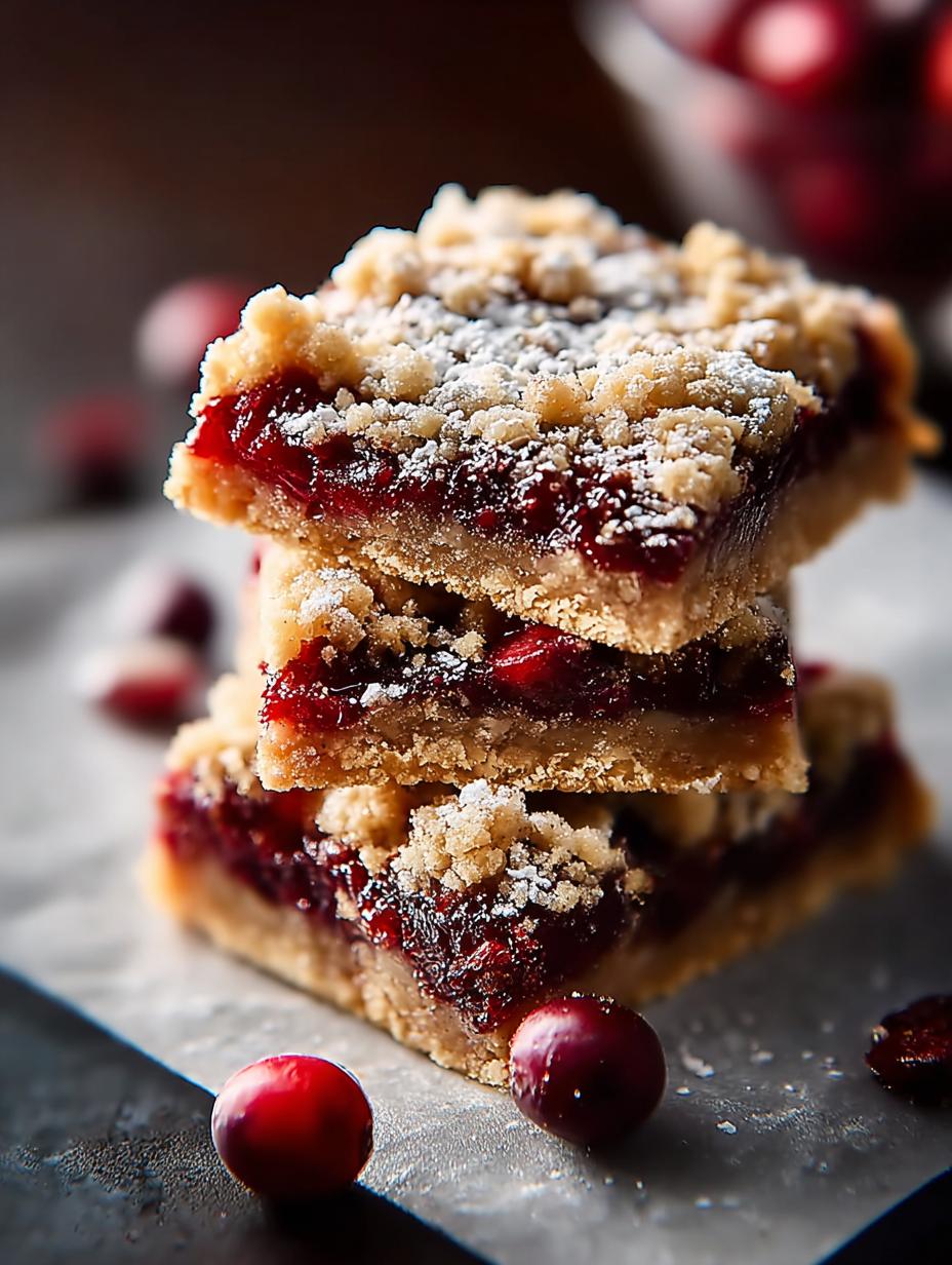 Cranberry Crum Extractble Bars