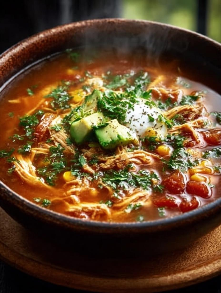 Crockpot Chicken Tortilla Soup: 10 Simple Steps to Comfort - Crockpot Chicken Tortilla Soup - main visual representation