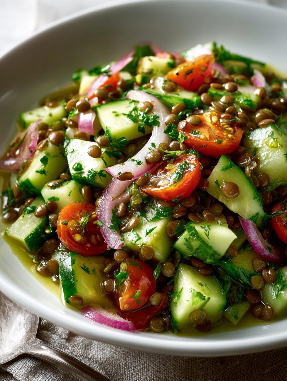 Lentil Cucumber Salad: 5 Refreshing Reasons to Enjoy