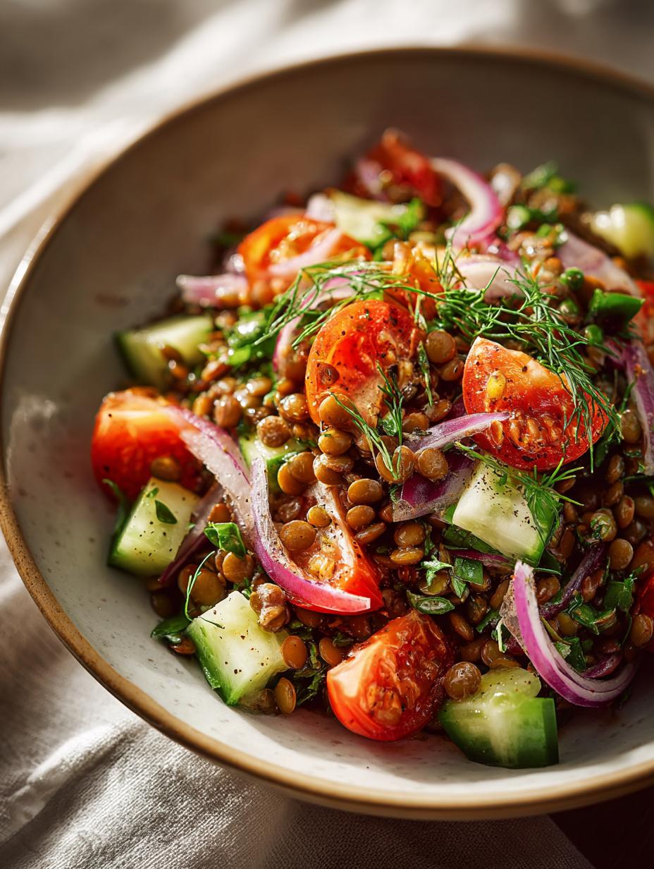 Lentil Salad with Herbs: 5 Reasons to Love This Recipe - Lentil Salad with Herbs - additional detail