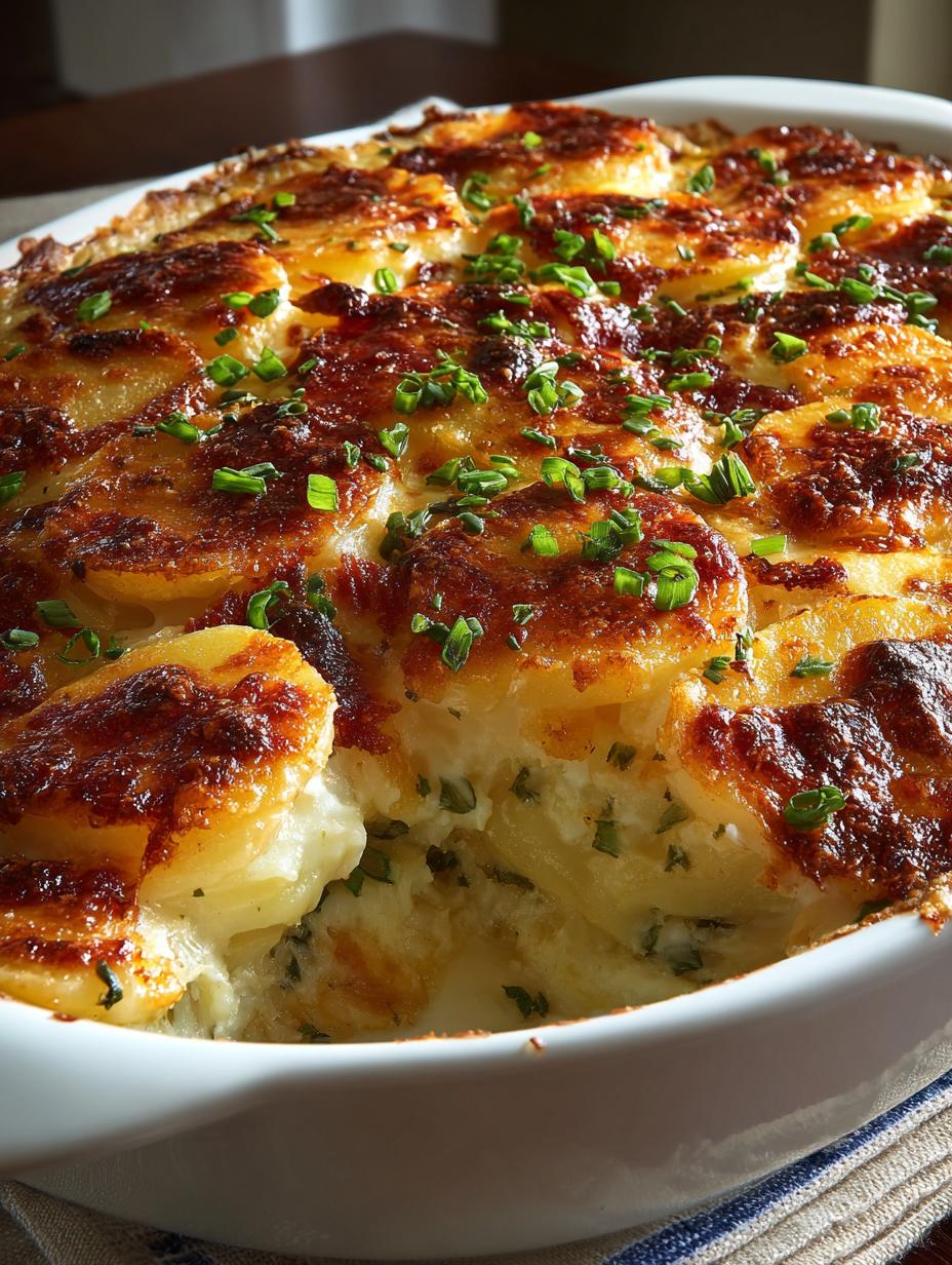 Loaded Scalloped Potatoes: 7 Irresistibly Cheesy Layers - Loaded Scalloped Potatoes - additional detail