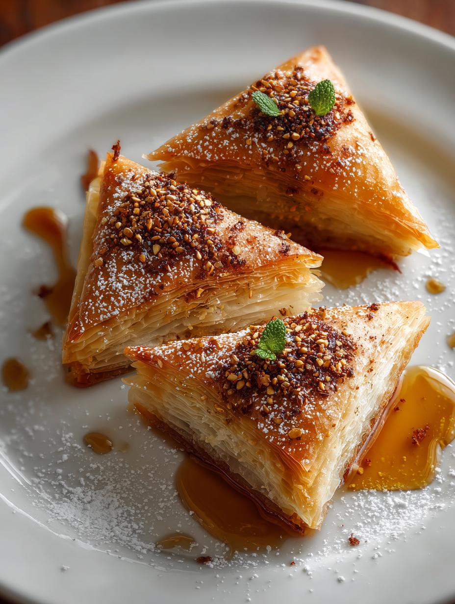 Mini Galaktoboureko Trangles: 7 Irresistible Bites - Mini Galaktoboureko Trangles - main visual representation